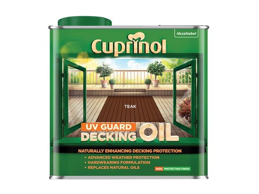 [HIS-168702] CUPDOT25L - UV Guard Decking Oil Teak 2.5 litre