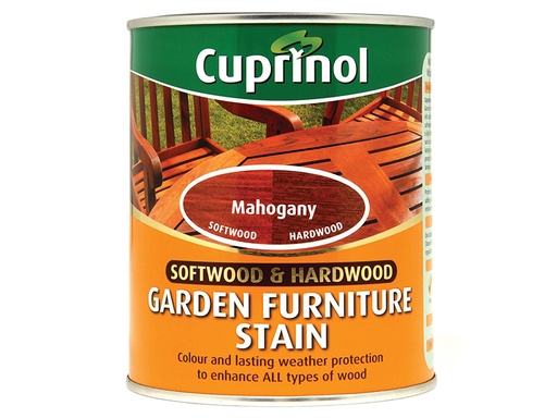 [HIS-168706] CUPGFSM750 - Softwood & Hardwood Garden Furniture Stain Mahogany 750ml