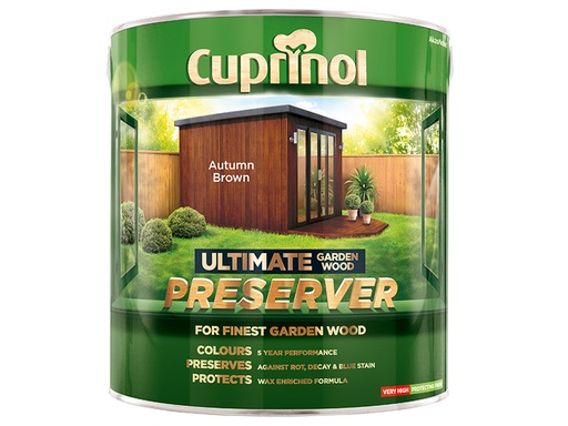 [HIS-168773] CUPGWPREAB4L - Ultimate Garden Wood Preserver Autumn Brown 4 litre