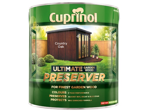 [HIS-168775] CUPGWPRECO4L - Ultimate Garden Wood Preserver Country Oak 4 litre