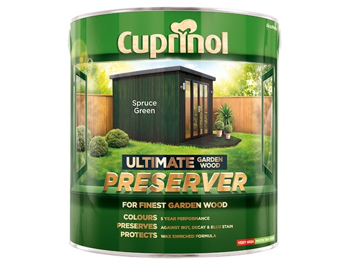 [HIS-168783] CUPGWPRESG4L - Ultimate Garden Wood Preserver Spruce Green 4 litre