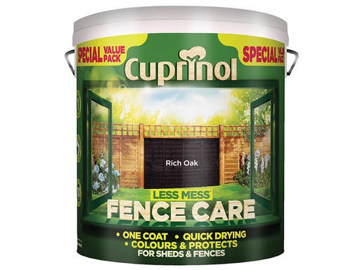 [HIS-168788] CUPLMFCRO6L - Less Mess Fence Care Rich Oak 6 litre
