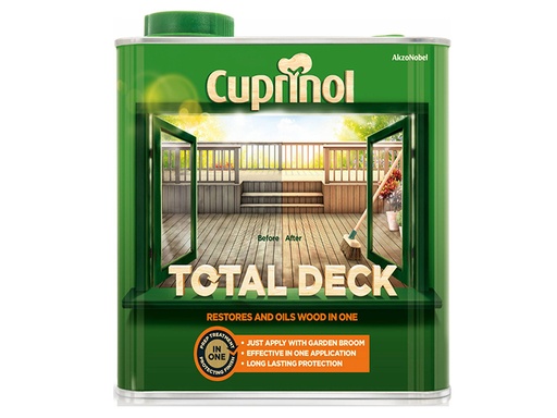 [HIS-168802] CUPTDC25L - Total Deck Restore & Oil Wood Clear 2.5 litre