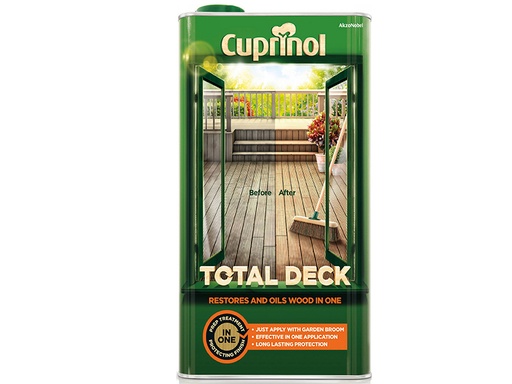 [HIS-168803] CUPTDC5L - Total Deck Restore & Oil Wood Clear 5 litre