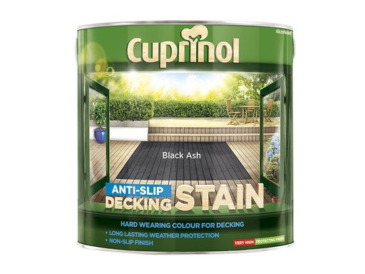 [HIS-168806] CUPUTDSBA25L - Anti-Slip Decking Stain Black Ash 2.5 litre