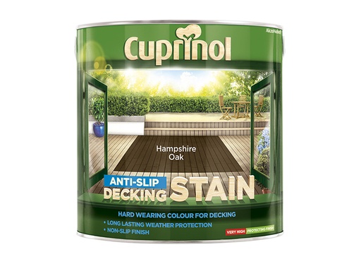 [HIS-168811] CUPUTDSHO25L - Anti-Slip Decking Stain Hampshire Oak 2.5 litre