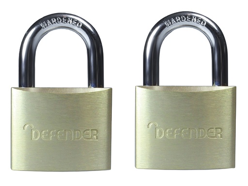 [HIS-168997] DEFDFAL4T - Aluminium Padlock Twin Pack 40mm