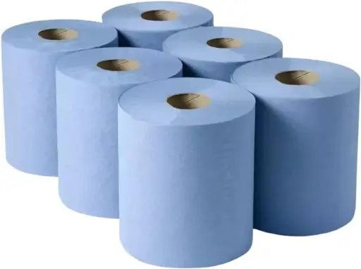 [HIS-169007] DELTA6B - 2 Ply Recycled Blue Centrefeed 150m x 170mm x 6 Rolls