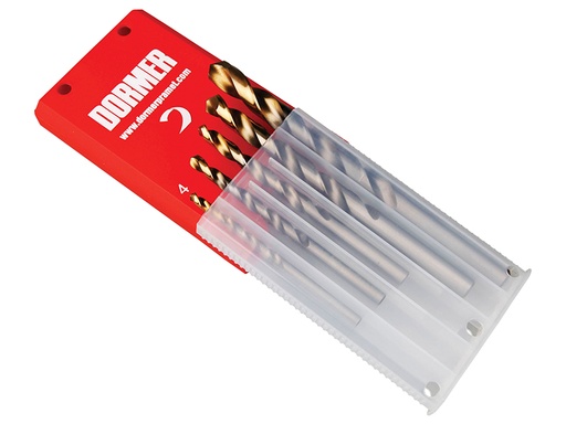 [HIS-169357] DORA08910 - A08910 Set A002 HSS TiN Coated Jobber Drill Set of 5 4.0-10.0