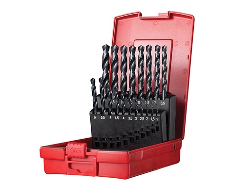 [HIS-169649] DORSET201 - A190 No.201 Metric HSS Drill Set of 19 1.0-10.0 x 0.5mm