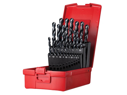 [HIS-169651] DORSET204 - A190 No.204 Metric HSS Drill Set of 25 1.0-13.0 x 0.5mm