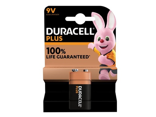 [HIS-169690] DUR9V100PP1 - 9V Plus Power +100% Battery Single Pack