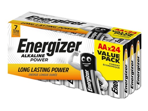 [HIS-169933] ENGPOWAA24 - AA Cell Alkaline Power Batteries Pk24