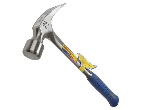 [HIS-169976] ESTE324S - E3/24S Straight Claw Framing Hammer - Vinyl Grip 680g (24oz)