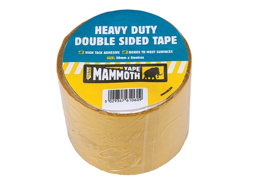 [HIS-170024] EVB2HDDST50 - Heavy-Duty Double-Sided Tape 50mm x 5m