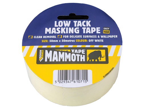[HIS-170025] EVB2LOWMT25 - Low Tack Masking Tape 25mm x 25m
