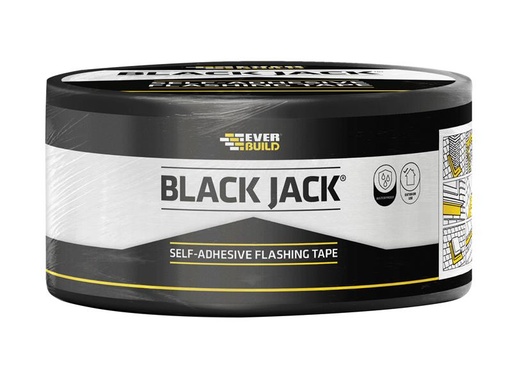 [HIS-170182] EVBFLAS100 - Black Jack Flashing Tape Trade 100mm x 10m
