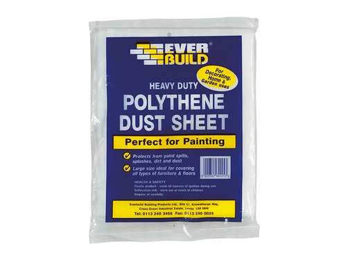 [HIS-170329] EVBPOLYDS129 - Polythene Dust Sheet 3.6 x 2.7m