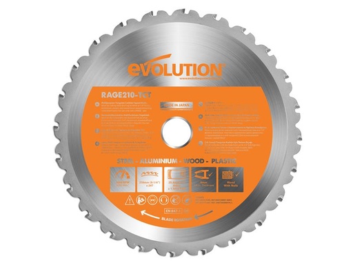 [HIS-170443] EVL210MULTI - Multi-Material Mitre Saw Blade 210 x 25.4mm x 24T