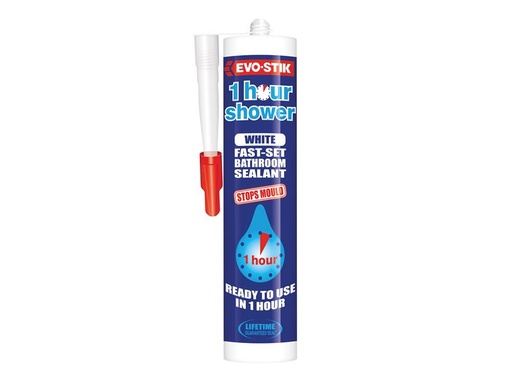 [HIS-170457] EVO1HSWHITE - 1 Hour Shower Sealant White 310ml