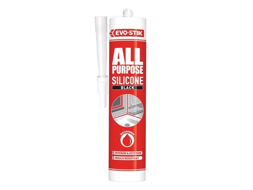 [HIS-170486] EVOAPFSSBK - 112872 All Purpose Flex Silicone Sealant Black C20