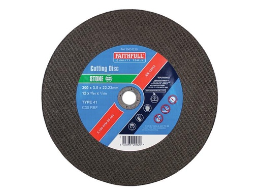 [HIS-170587] FAI3003522S - Stone Cut Off Disc 300 x 3.5 x 22.23mm