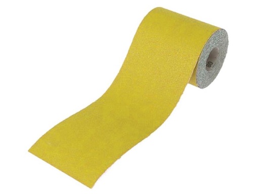 [HIS-170787] FAIAR1060Y - Aluminium Oxide Sanding Paper Roll Yellow 115mm x 10m 60G