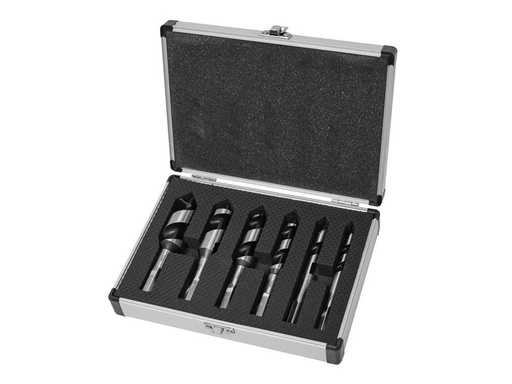 [HIS-171083] FAICASSET6 - Stubby Combination Wood Auger Bit Set 6 Piece 10-25mm