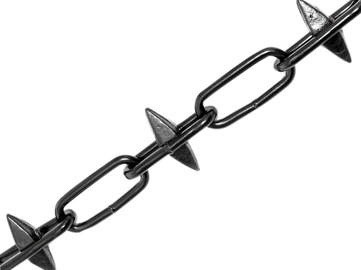 [HIS-171107] FAICHBOX6SB - Spike Chain Black Japanned 6mm x 5m Box - Max. Load 250kg