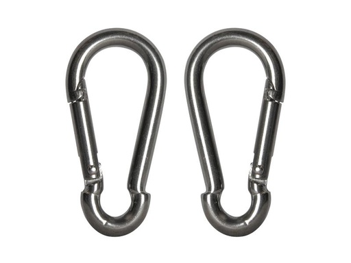 [FAICHFBS60S] Fire Brigade Snap Hook Stainless Steel 6mm (Pack 2)