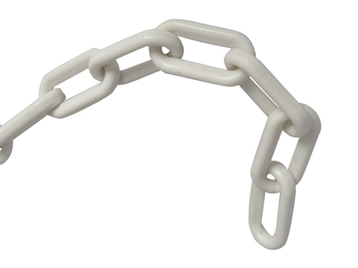 [HIS-171148] FAICHPLW812C - Plastic Chain 8mm x 12.5m White