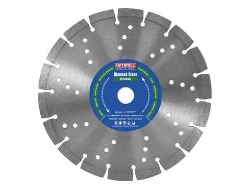 [HIS-171310] FAIDB230PRO - Professional Diamond Blade 230 x 22mm