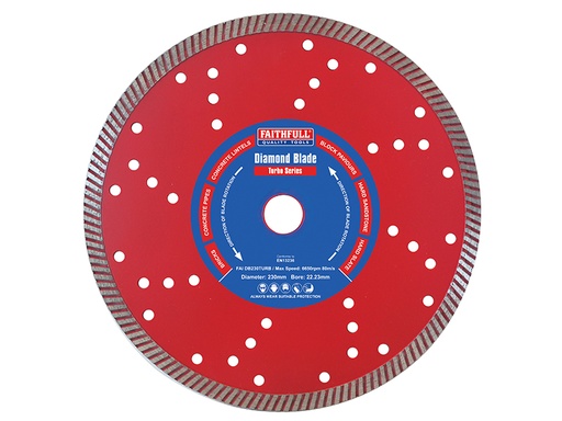 [HIS-171311] FAIDB230TURB - Turbo Cut Diamond Blade 230 x 22mm