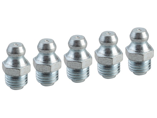 [FAIGGN8100M] Grease Nipple Straight M8 x 1.0 (Pack 5)