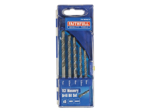 [FAIMDSET5] Standard Masonry Drill Set of 5 5-7mm