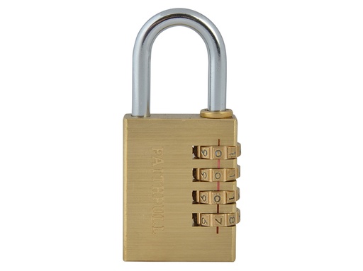 [HIS-172405] FAIPLB38COM - Brass Combination Padlock 38mm