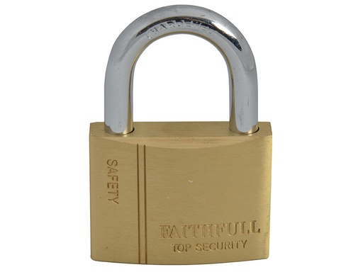 [HIS-172409] FAIPLB50 - Brass Padlock 50mm 3 Keys