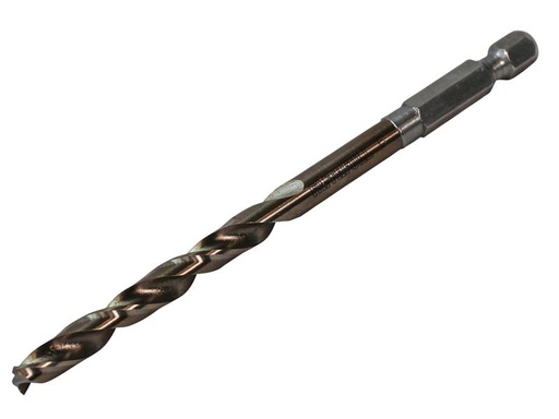 [HIS-172683] FAIQC600C - HSSE M35 Cobalt Quick-Change Impact Drill Bit 6.0mm OL:109mm WL:57mm