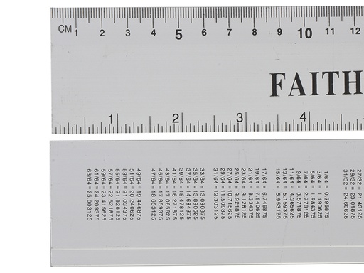 [HIS-172796] FAIRULE300 - Aluminium Rule 300mm / 12in