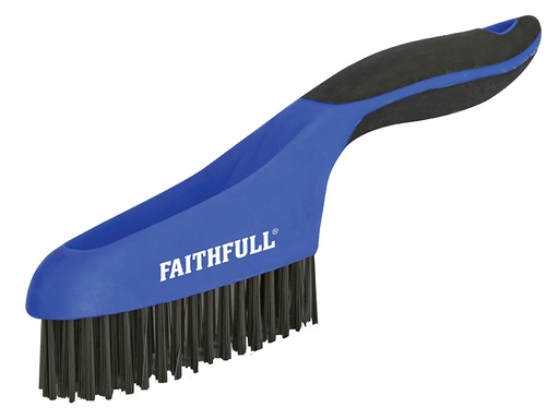 [HIS-172855] FAISB164S - Scratch Brush Soft Grip 4 x 16 Row Steel