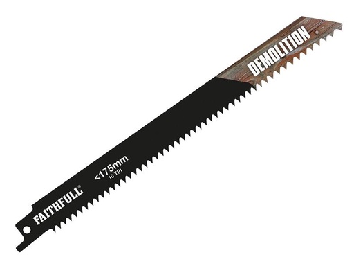[HIS-172918] FAISBS1122HF - S1122HF Bi-Metal Sabre Saw Blade Demolition 200mm 10 TPI (Pack 5)