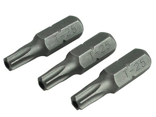 [HIS-172946] FAISBT2525S - Security S2 Grade Steel Screwdriver Bits T25S x 25mm (Pack 3)
