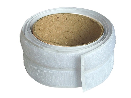 [HIS-173399] FAITAPEHLW - Hook & Loop Self-Adhesive Tape 20mm x 1m White