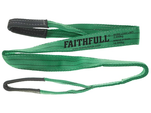 [HIS-173473] FAITDLS2T2M - Lifting Sling Green 2 Tonne 60mm x 2m