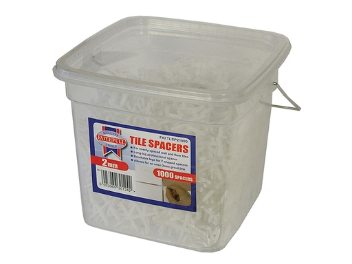 [HIS-173537] FAITLSP21000 - Tile Spacer Long Leg 2mm (Tub 1000)