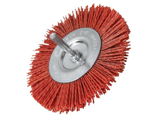 [FAIWBN100C] Nylon Wheel Flat 100mm x 6mm Shank