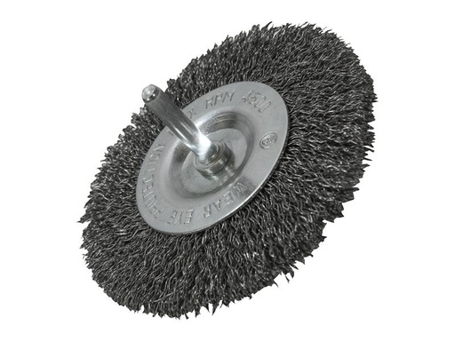 [FAIWBS100C] Wire Brush 100mm x 6mm Shank 0.30 Wire