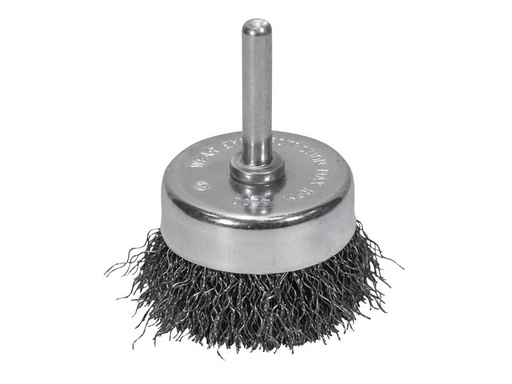 [HIS-173638] FAIWBS50 - Wire Cup Brush 50mm x 6mm Shank 0.30mm Wire