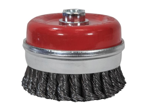 [FAIWBT100] Wire Cup Brush Twist Knot 100mm M14x2 0.50mm Steel Wire