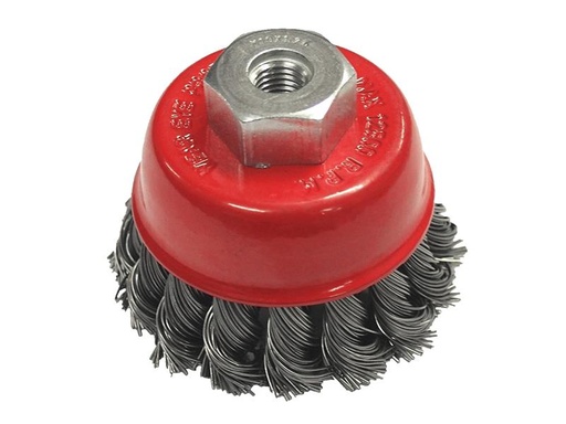 [FAIWBT65] Wire Cup Brush Twist Knot 65mm M14x2 0.50mm Steel Wire
